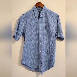 Nautica Blue Plaid Men's Shirt